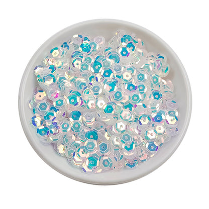 Sequins ronds en PVC de 6 mm pour couture et loisirs créatifs