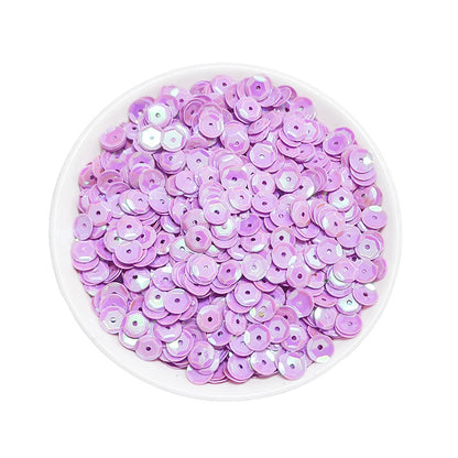 Sequins ronds en PVC de 6 mm pour couture et loisirs créatifs