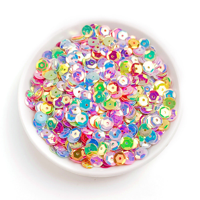 Sequins ronds en PVC de 6 mm pour couture et loisirs créatifs
