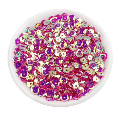 Sequins ronds en PVC de 6 mm pour couture et loisirs créatifs