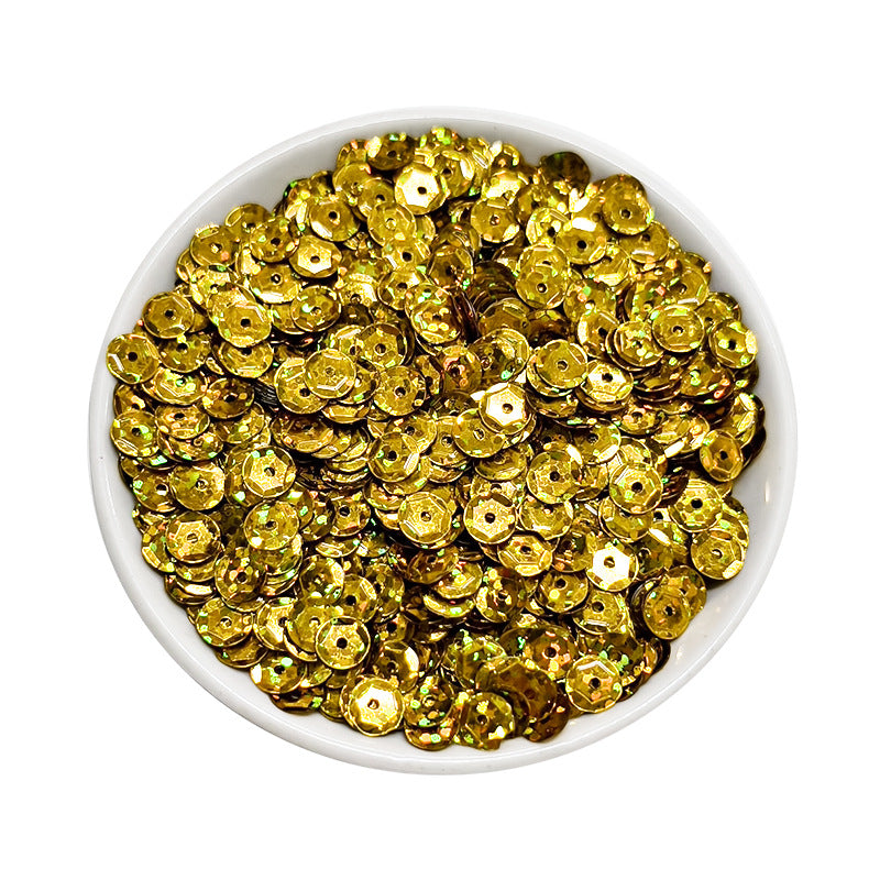 Sequins ronds en PVC de 6 mm pour couture et loisirs créatifs