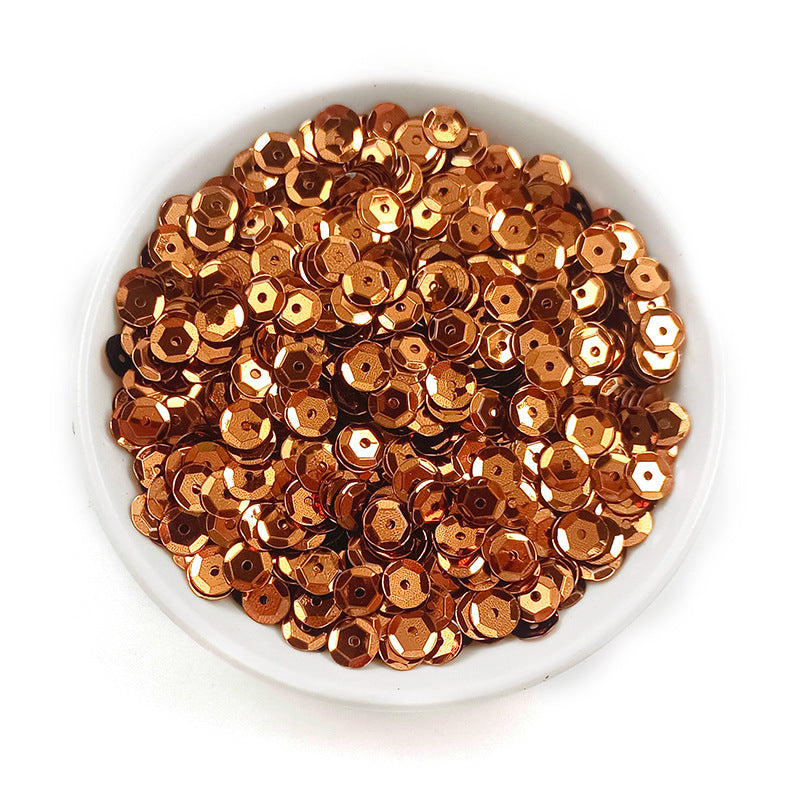 Sequins ronds en PVC de 6 mm pour couture et loisirs créatifs