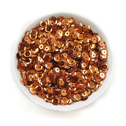 Sequins ronds en PVC de 6 mm pour couture et loisirs créatifs