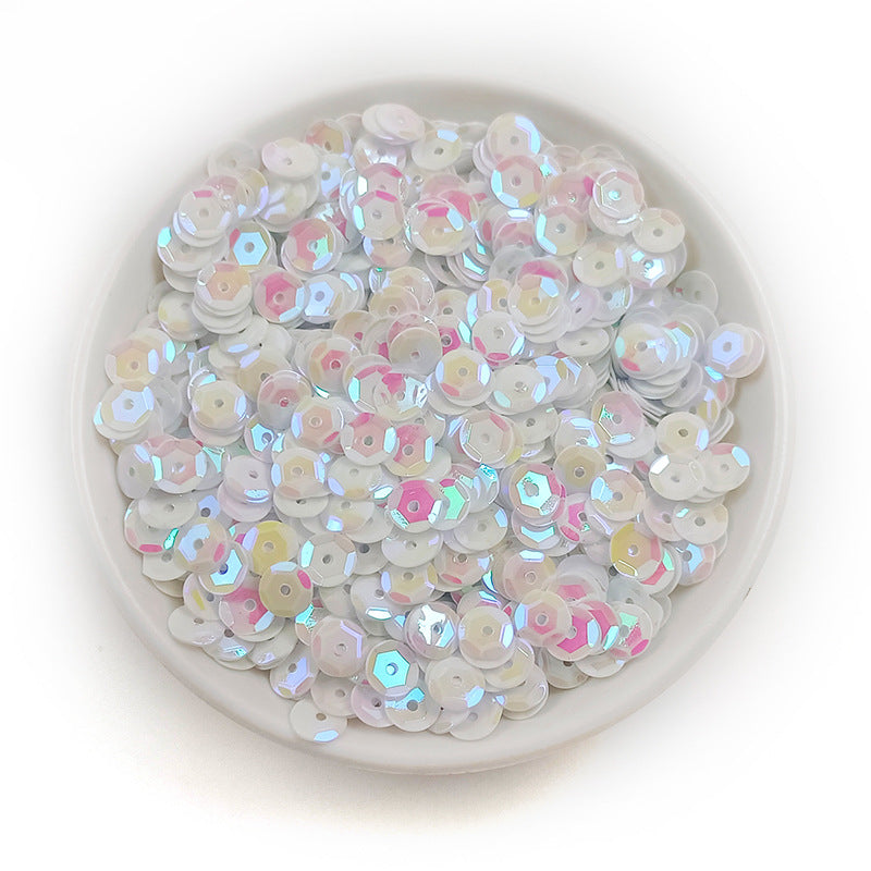 Sequins ronds en PVC de 6 mm pour couture et loisirs créatifs