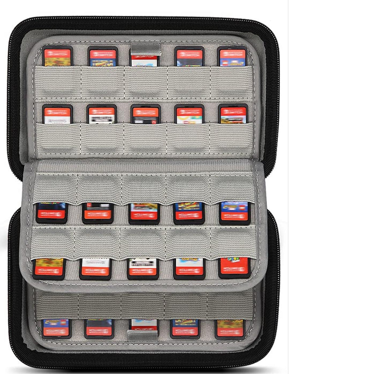 Boîtier de rangement pour cartes de jeux Nintendo Switch et cartes SD