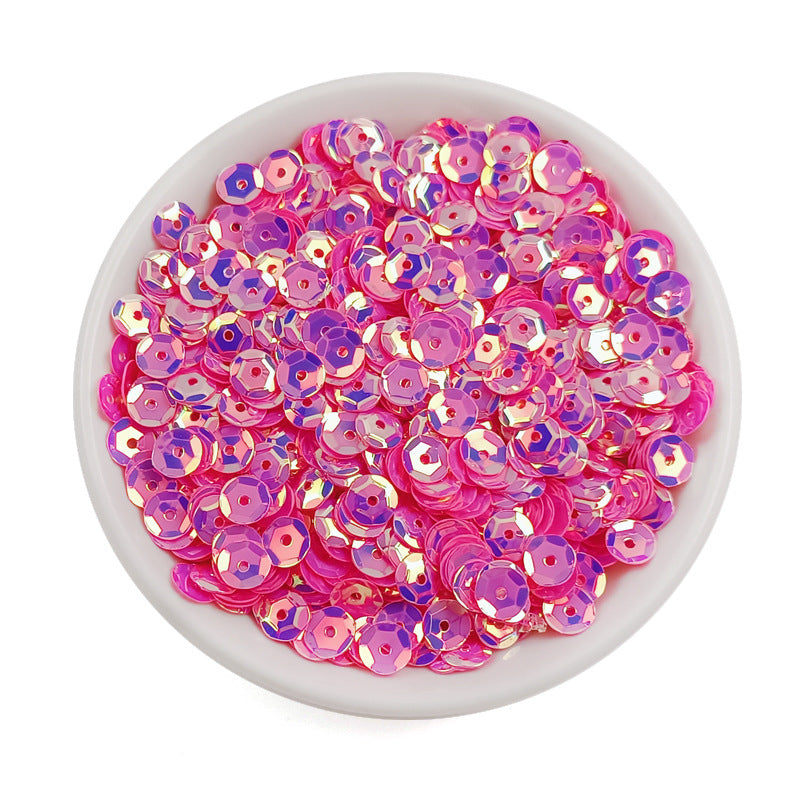 Sequins ronds en PVC de 6 mm pour couture et loisirs créatifs