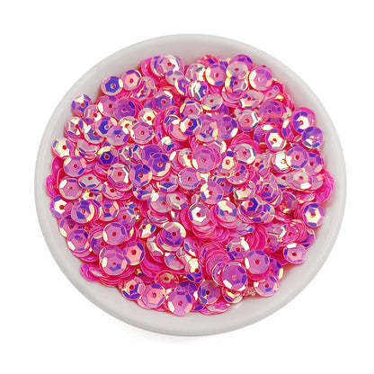 Sequins ronds en PVC de 6 mm pour couture et loisirs créatifs