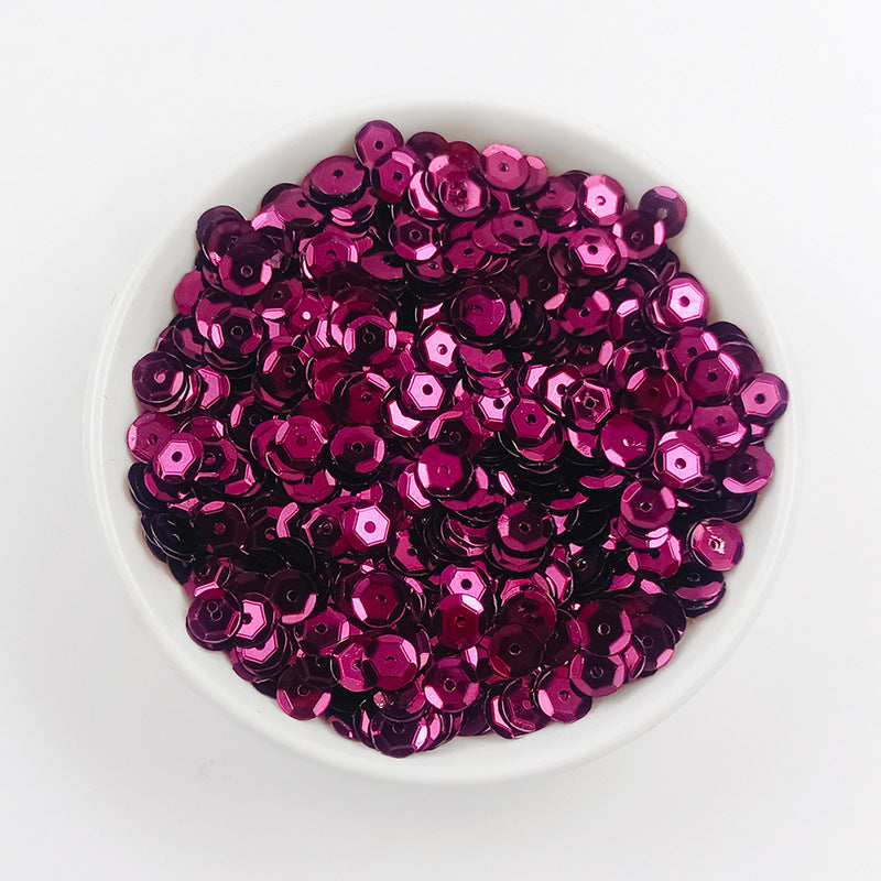 Sequins ronds en PVC de 6 mm pour couture et loisirs créatifs