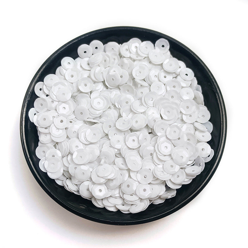 Sequins ronds en PVC de 6 mm pour couture et loisirs créatifs