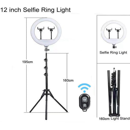 Kit d’éclairage circulaire LED pour photographie et diffusion en direct