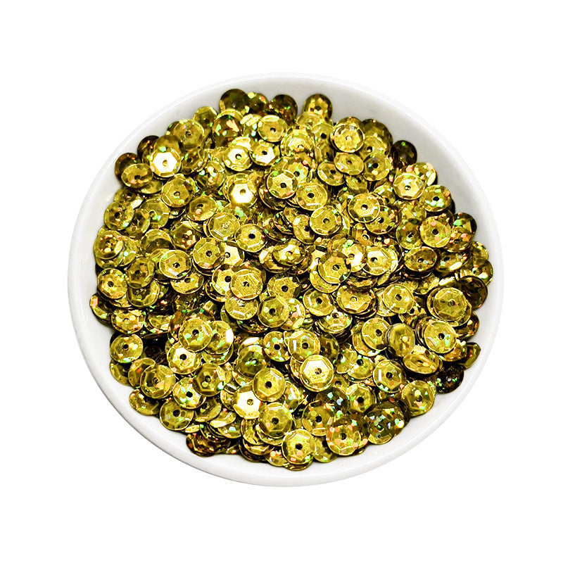 Sequins ronds en PVC de 6 mm pour couture et loisirs créatifs