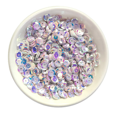 Sequins ronds en PVC de 6 mm pour couture et loisirs créatifs