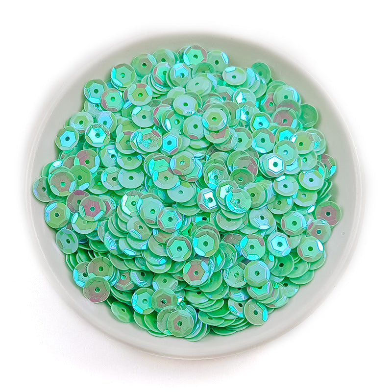 Sequins ronds en PVC de 6 mm pour couture et loisirs créatifs