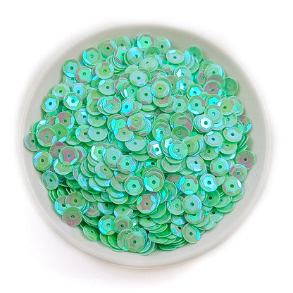 Sequins ronds en PVC de 6 mm pour couture et loisirs créatifs