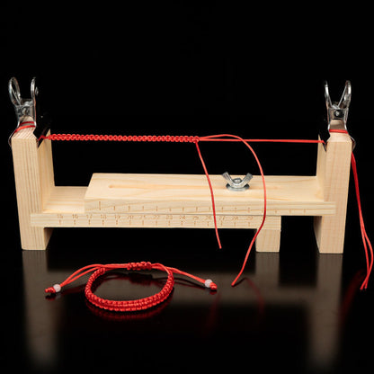Métier à tresser en bois pour bracelets et cordons