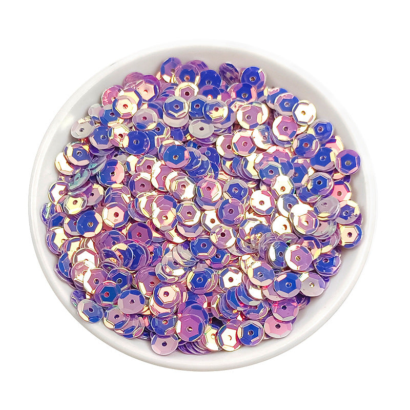 Sequins ronds en PVC de 6 mm pour couture et loisirs créatifs