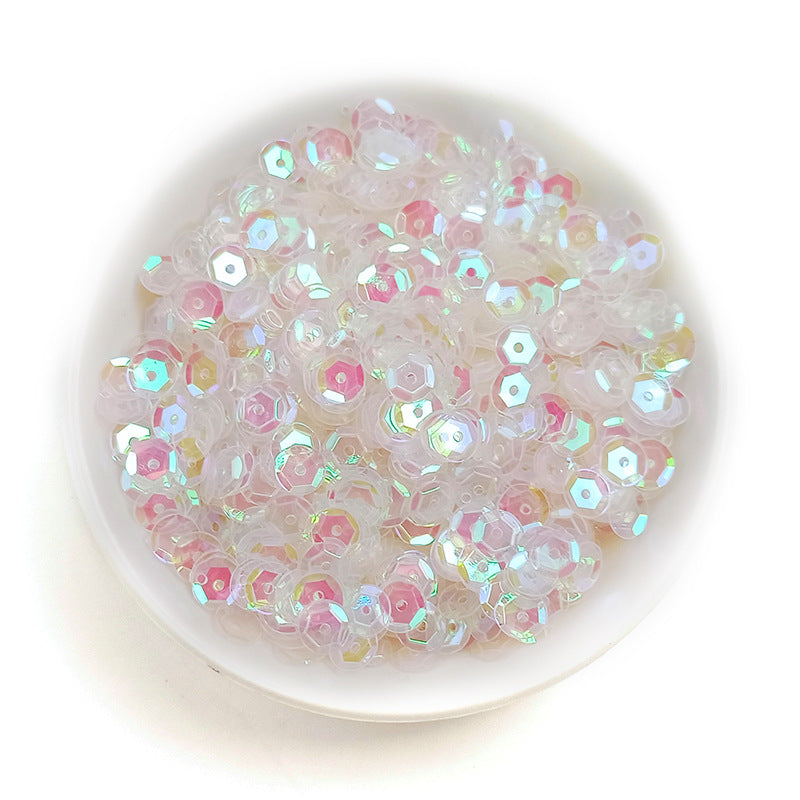 Sequins ronds en PVC de 6 mm pour couture et loisirs créatifs