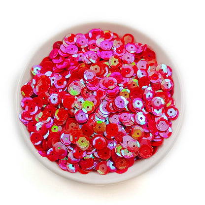 Sequins ronds en PVC de 6 mm pour couture et loisirs créatifs