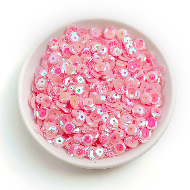 Sequins ronds en PVC de 6 mm pour couture et loisirs créatifs