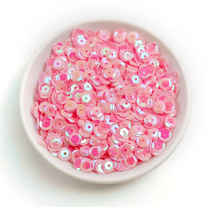 Sequins ronds en PVC de 6 mm pour couture et loisirs créatifs