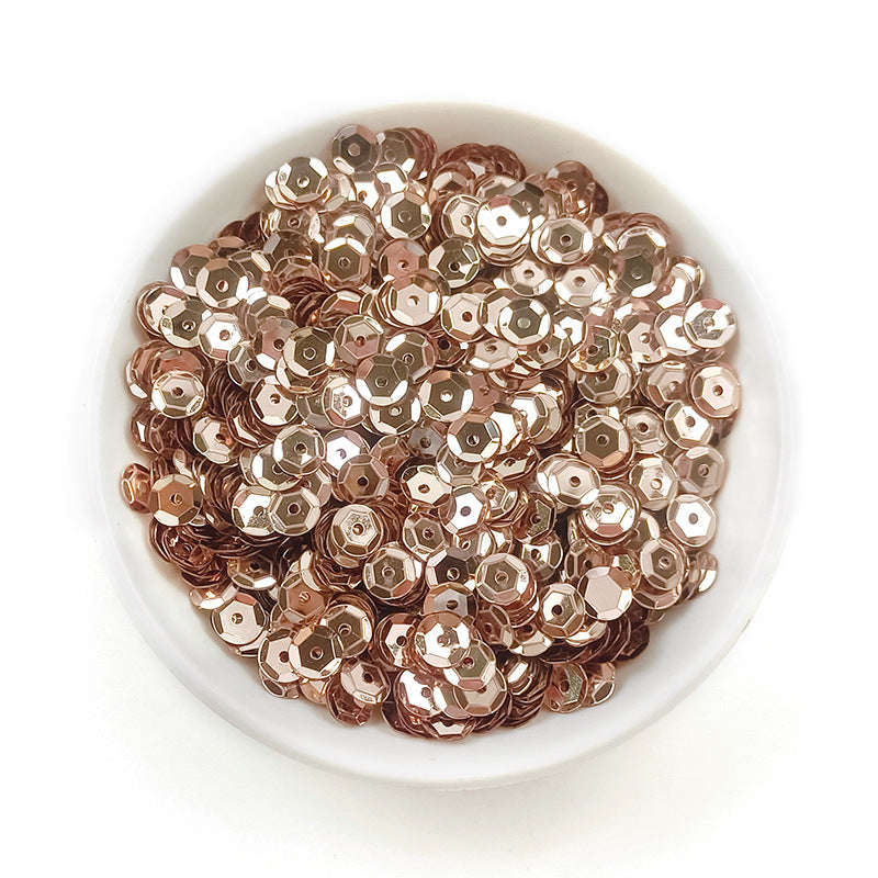 Sequins ronds en PVC de 6 mm pour couture et loisirs créatifs