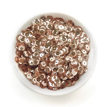 Sequins ronds en PVC de 6 mm pour couture et loisirs créatifs