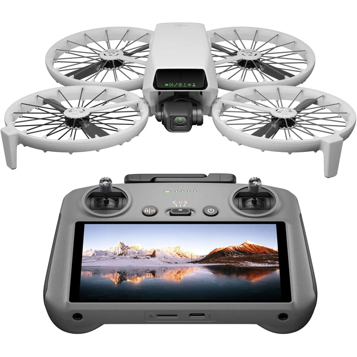 Drone DJI Flip – boîte ouverte, caméra 4K