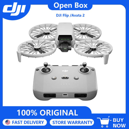 Drone DJI Flip – boîte ouverte, caméra 4K