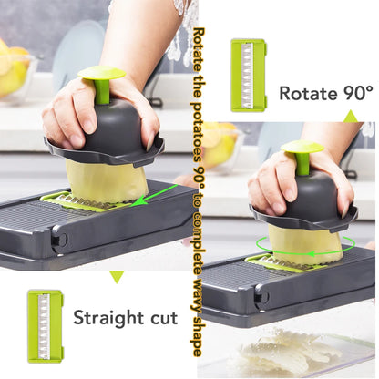 Râpe multifonction pour légumes avec accessoires de cuisine