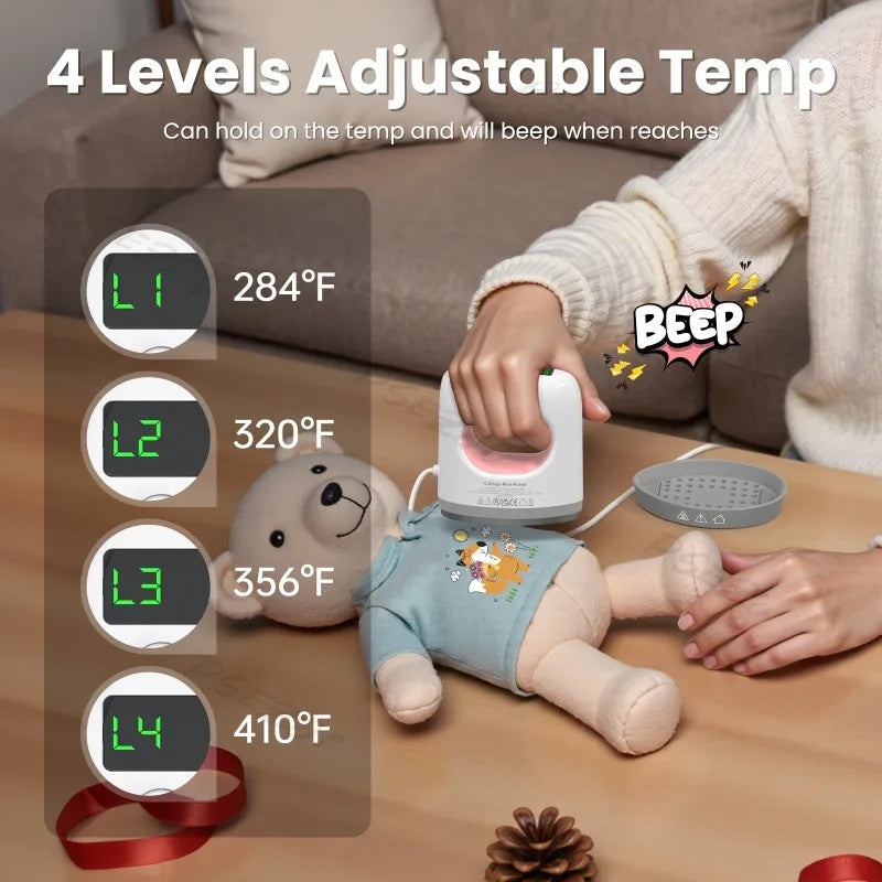 Presse à chaud portable à température réglable