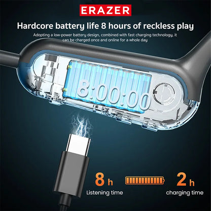 Écouteurs ERAZER XF22 à conduction osseuse, Bluetooth 5.4