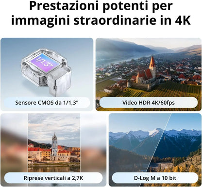 Drone DJI Flip – boîte ouverte, caméra 4K