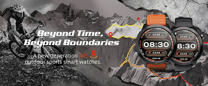 Montre numérique de sport NORTH EDGE avec altimètre et boussole