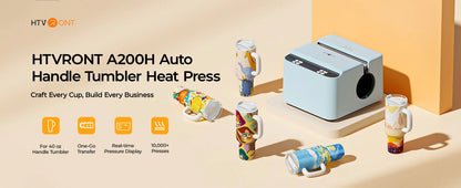 Presse à gobelets automatique HTVRONT A200