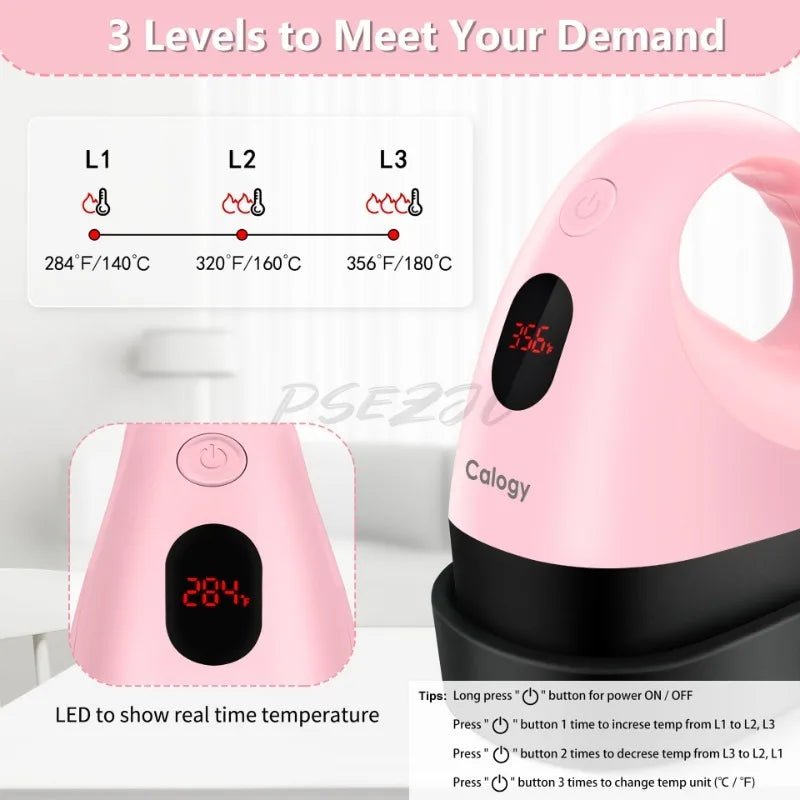 Mini presse à chaud avec écran LED