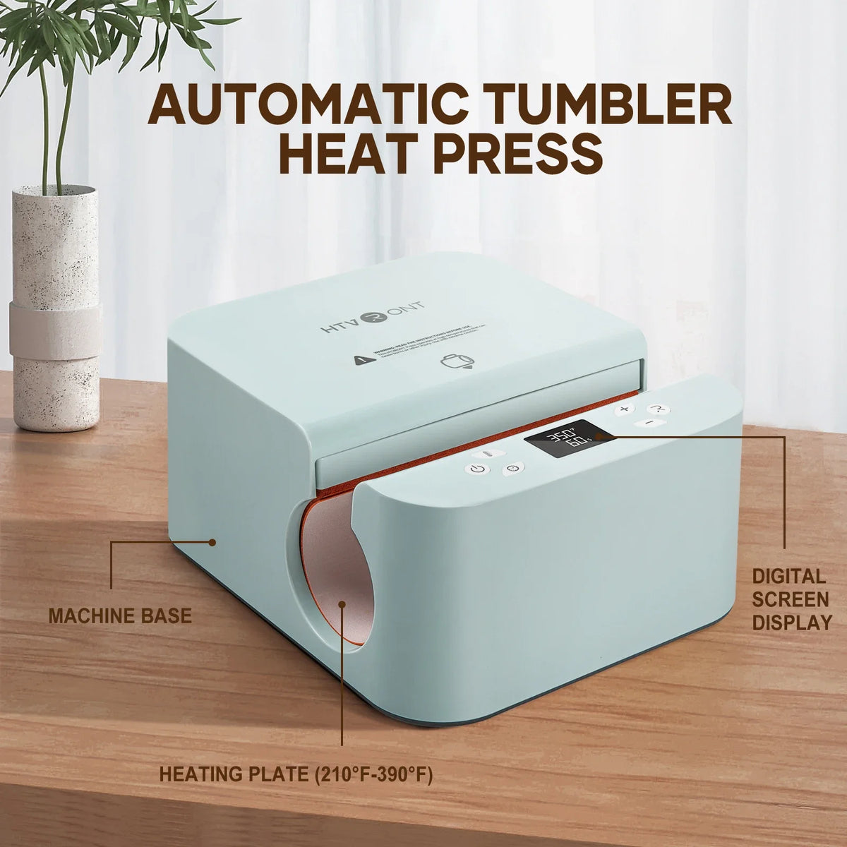 Presse automatique HTVRONT pour gobelets – pack avec accessoires