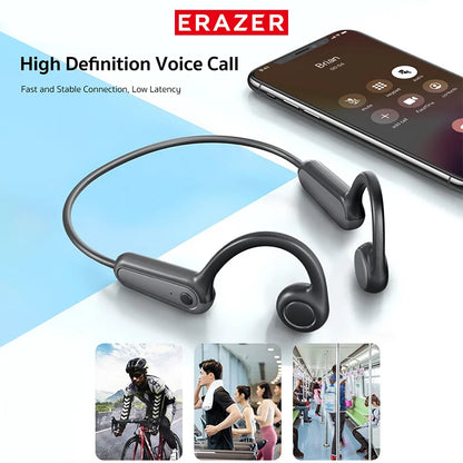 Écouteurs sportifs ERAZER XF22 à conduction osseuse, Bluetooth 5.4