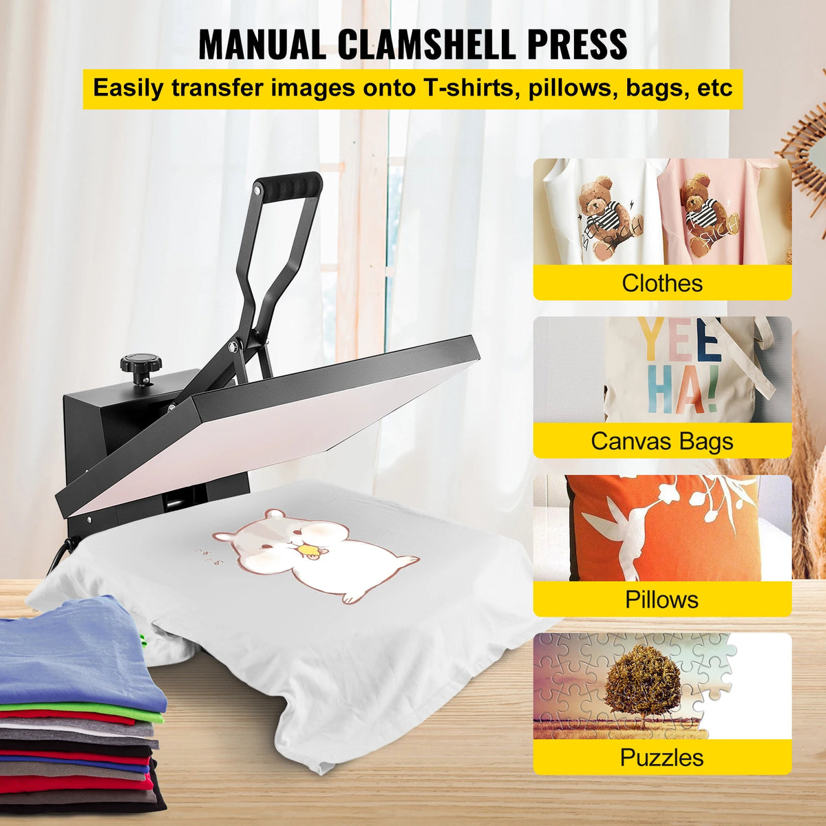 Presse à chaud SucceBuy à clapet – plusieurs formats