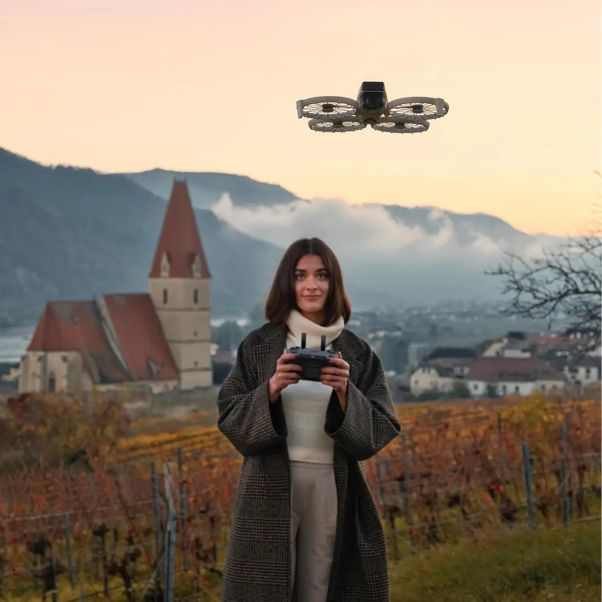 Drone DJI Flip – boîte ouverte, caméra 4K