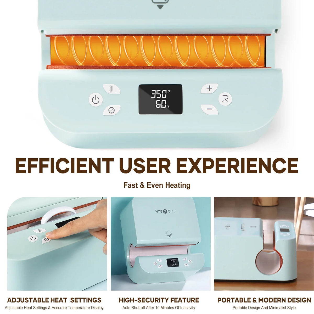 Presse automatique HTVRONT pour gobelets – pack avec accessoires