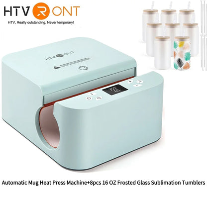Presse automatique HTVRONT pour gobelets – pack avec accessoires