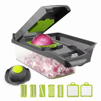 Râpe multifonction pour légumes avec accessoires de cuisine