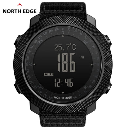 Montre numérique de sport NORTH EDGE avec altimètre et boussole