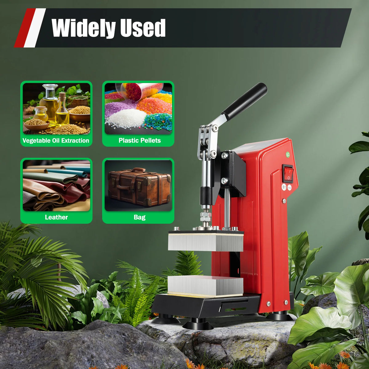 Presse hydraulique à chaud pour résine – 900 W