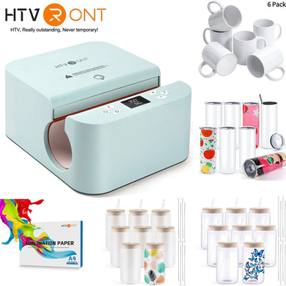 Presse automatique HTVRONT pour gobelets – pack avec accessoires