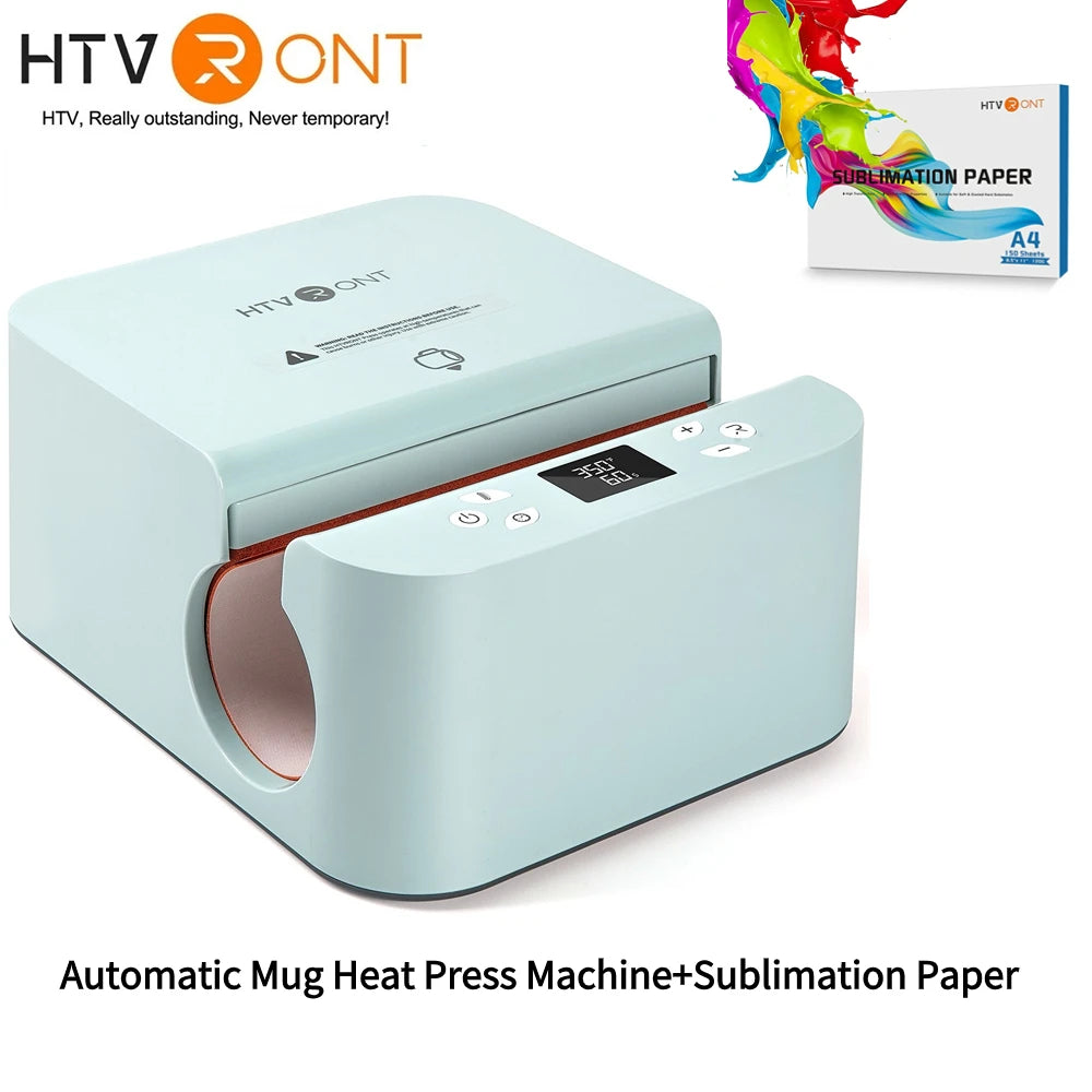Presse automatique HTVRONT pour gobelets – pack avec accessoires