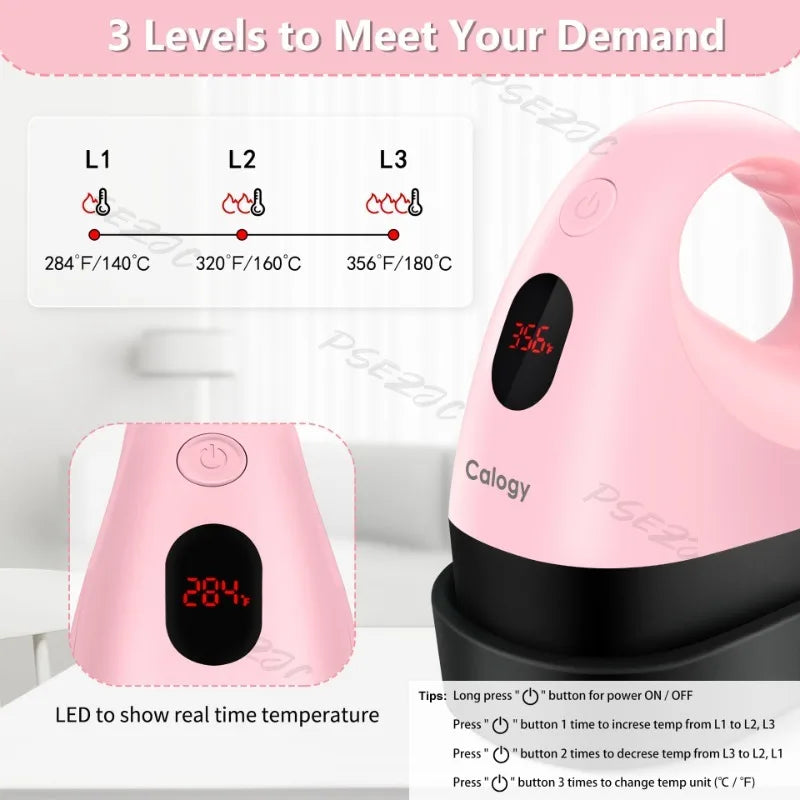 Mini presse à chaud avec écran LED