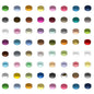Lot de 1 000 petites briques de construction rondes 1 × 1
