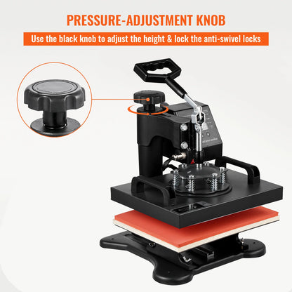 Presse à chaud pivotante SucceBuy 30 × 23 cm – 650 W