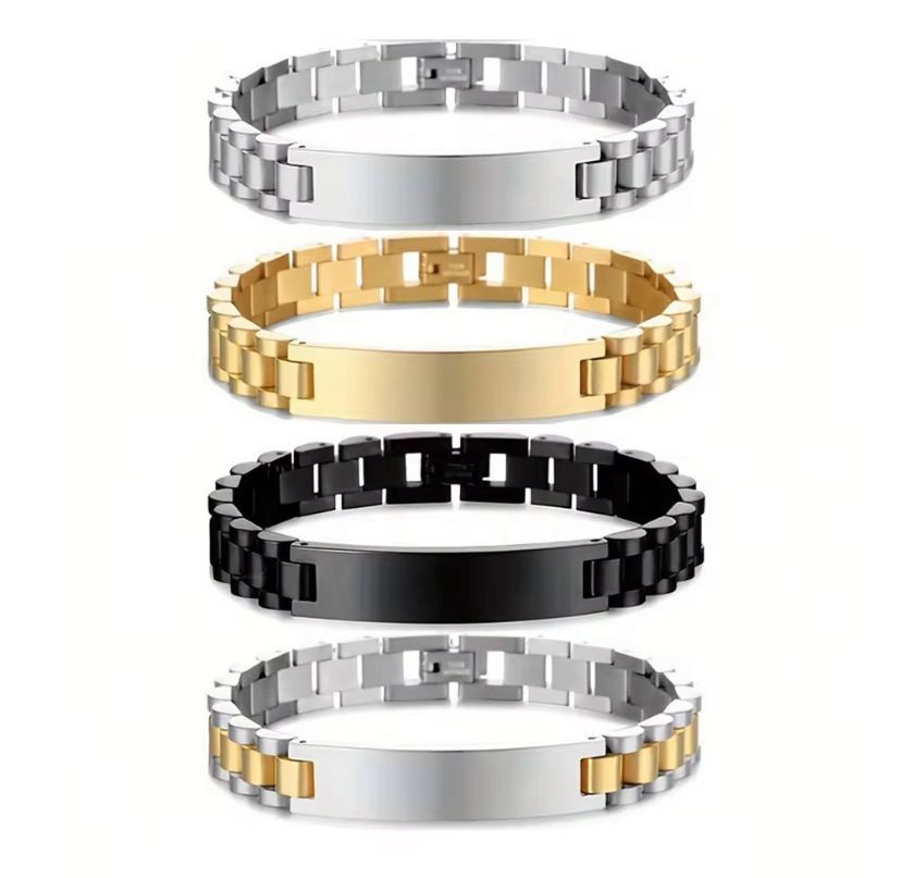 Bracelet Acier Inoxydable Homme – Style Élégant & Moderne